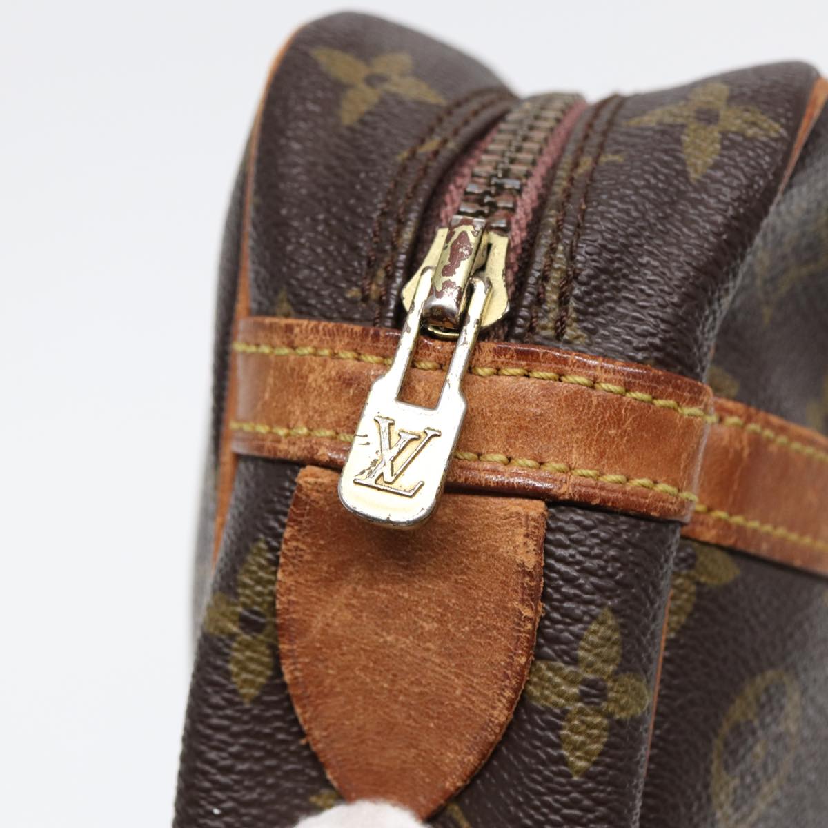 LOUIS VUITTON Monogram Compiegne 28 Clutch Bag M51845 LV 88002