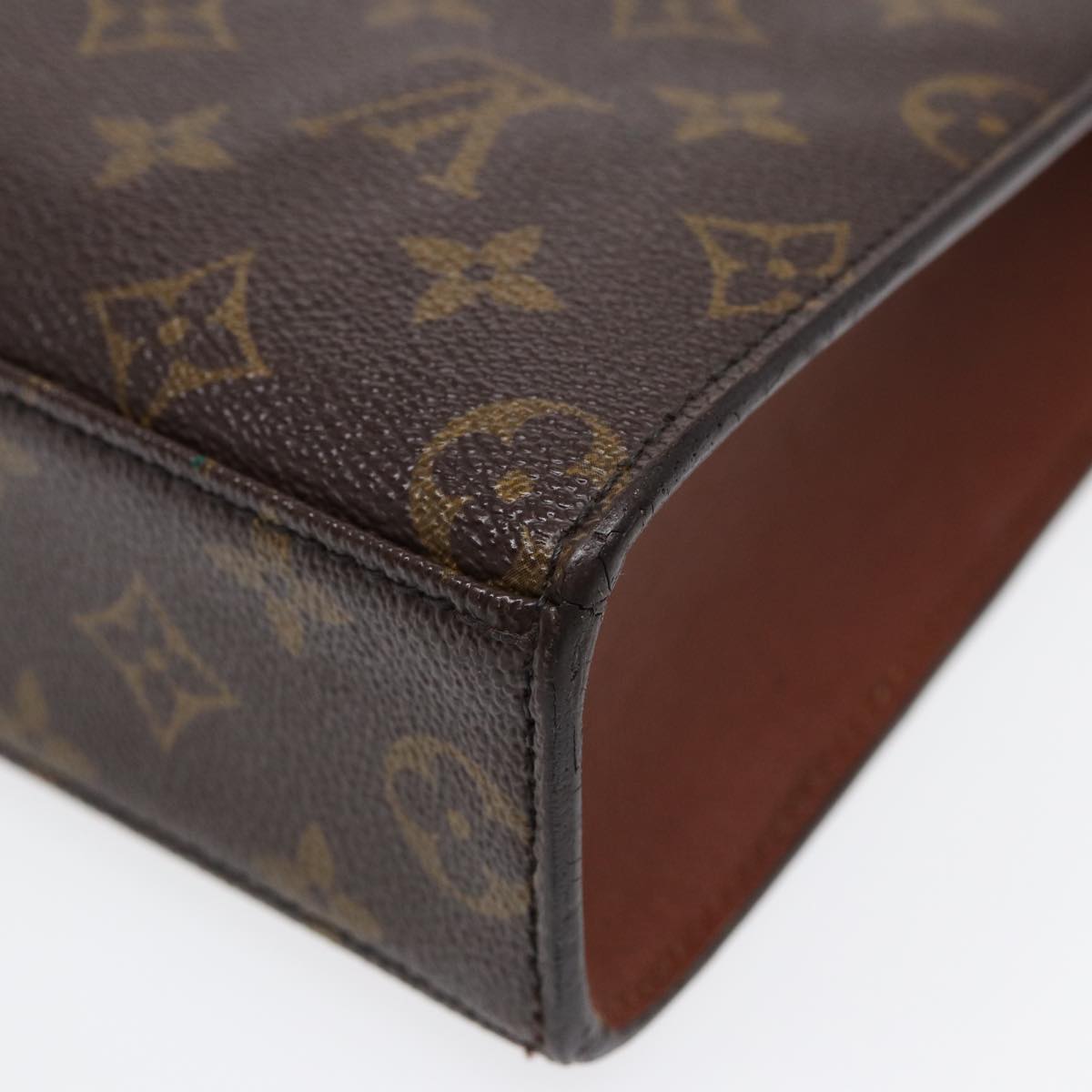 LOUIS VUITTON Monogram Malesherbes Hand Bag M51379 LV 88011