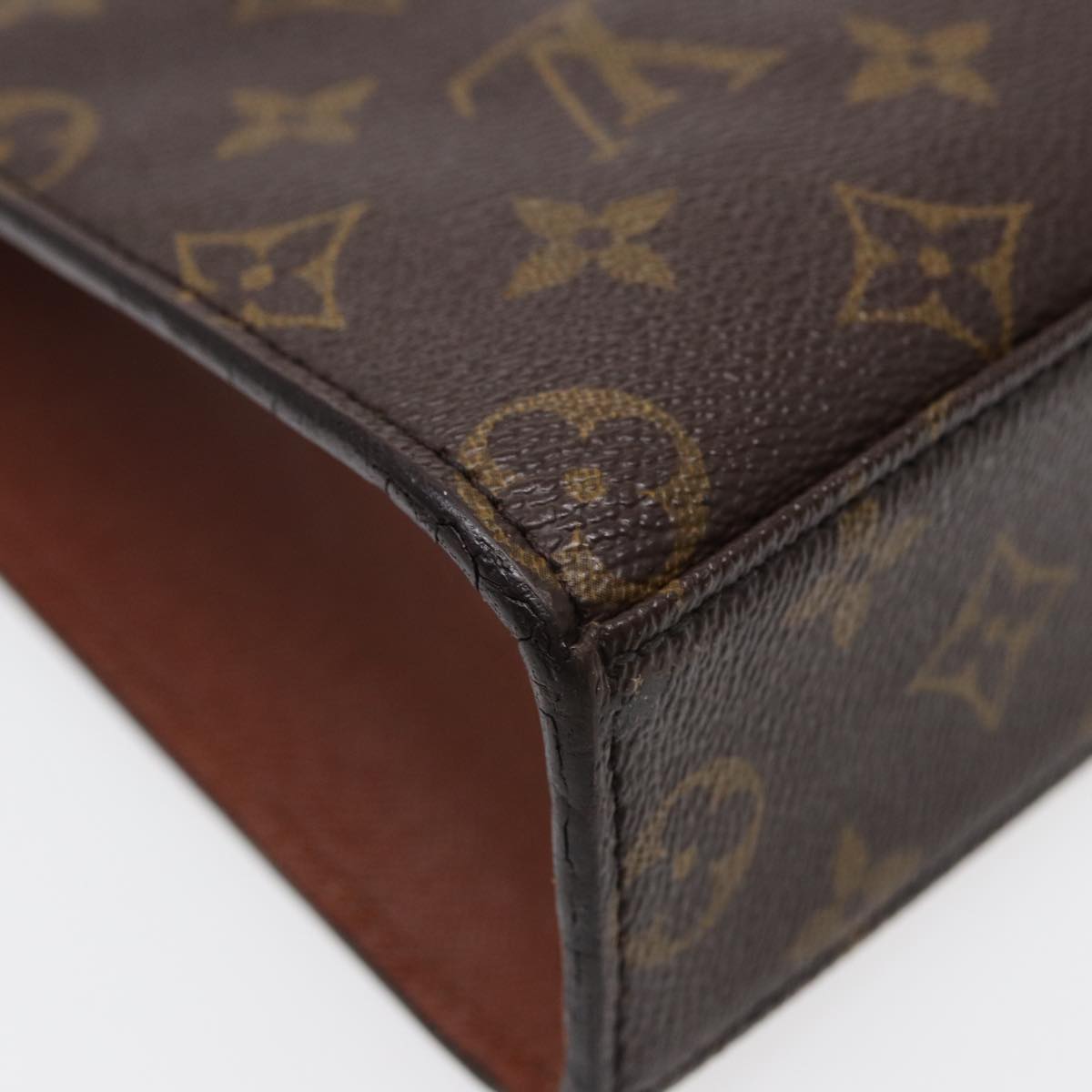 LOUIS VUITTON Monogram Malesherbes Hand Bag M51379 LV 88011