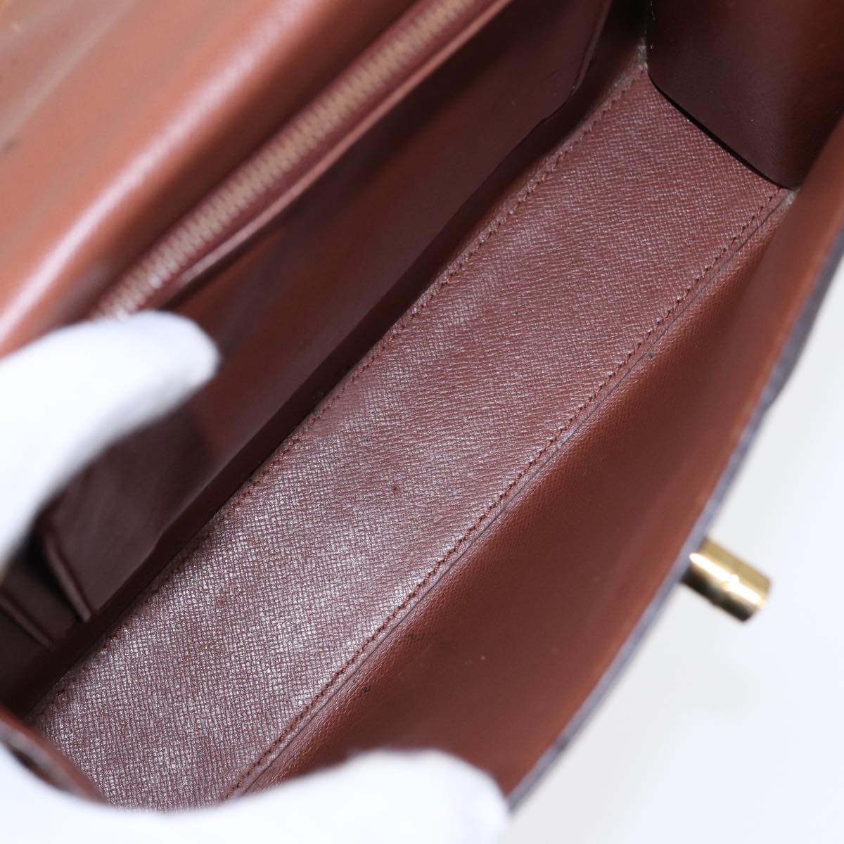 LOUIS VUITTON Monogram Malesherbes Hand Bag M51379 LV 88011