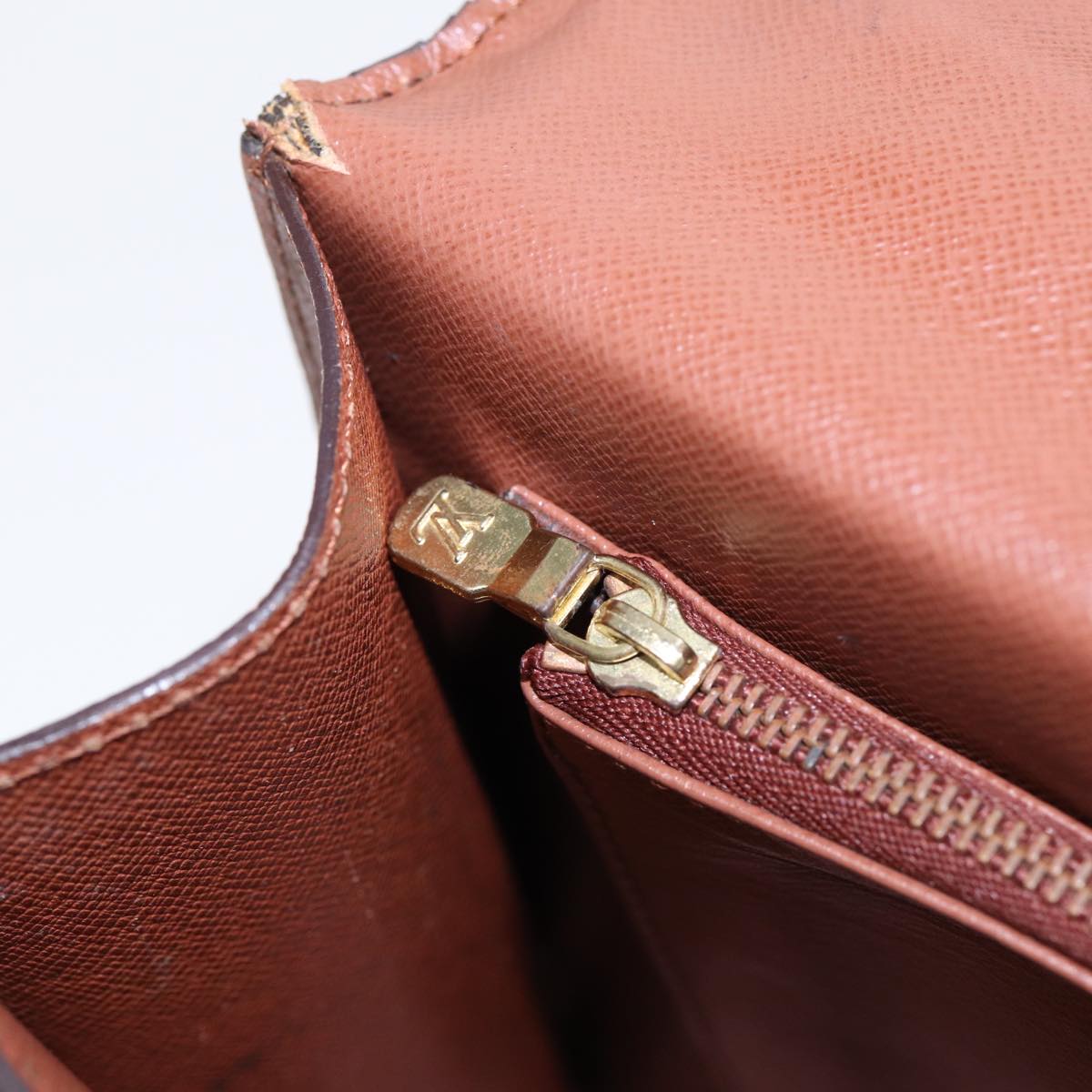 LOUIS VUITTON Monogram Malesherbes Hand Bag M51379 LV 88011