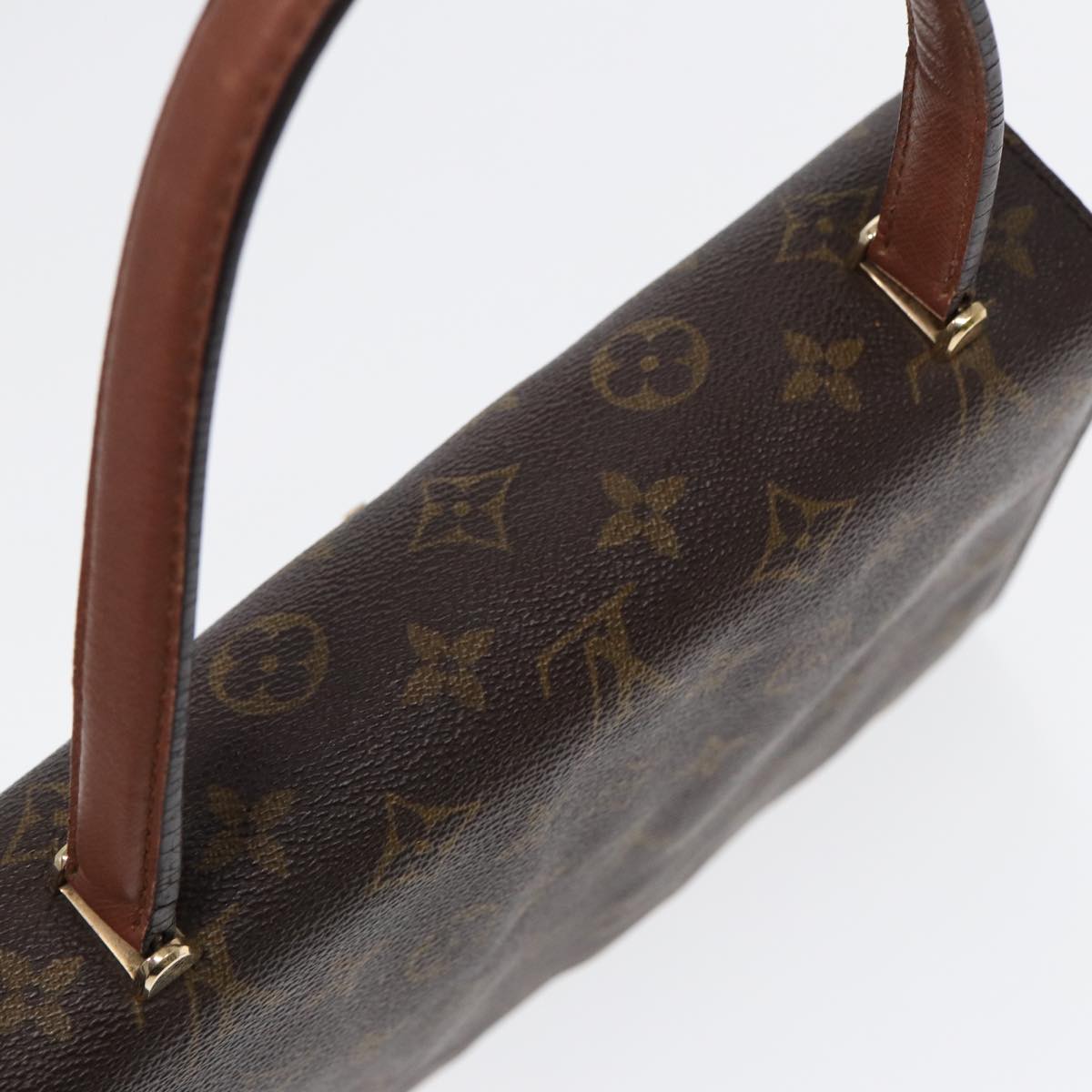 LOUIS VUITTON Monogram Malesherbes Hand Bag M51379 LV 88011