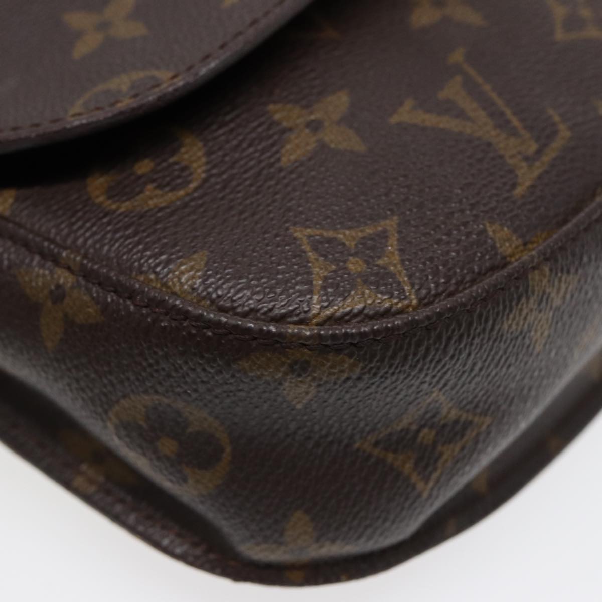 LOUIS VUITTON Monogram Saint Cloud MM Shoulder Bag M51243 LV 88025