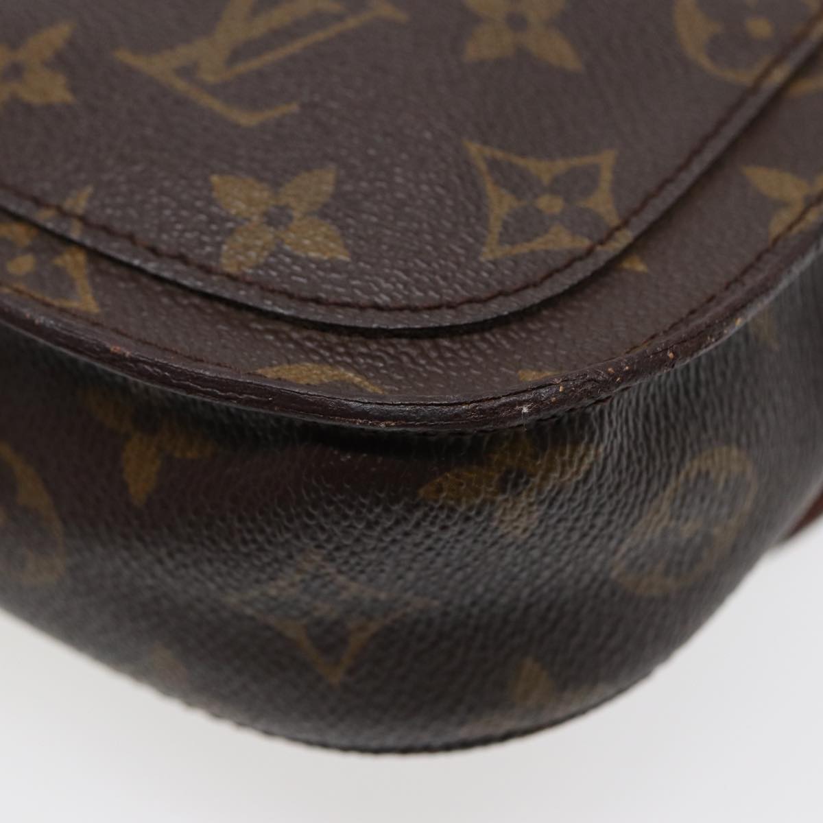 LOUIS VUITTON Monogram Saint Cloud MM Shoulder Bag M51243 LV 88025