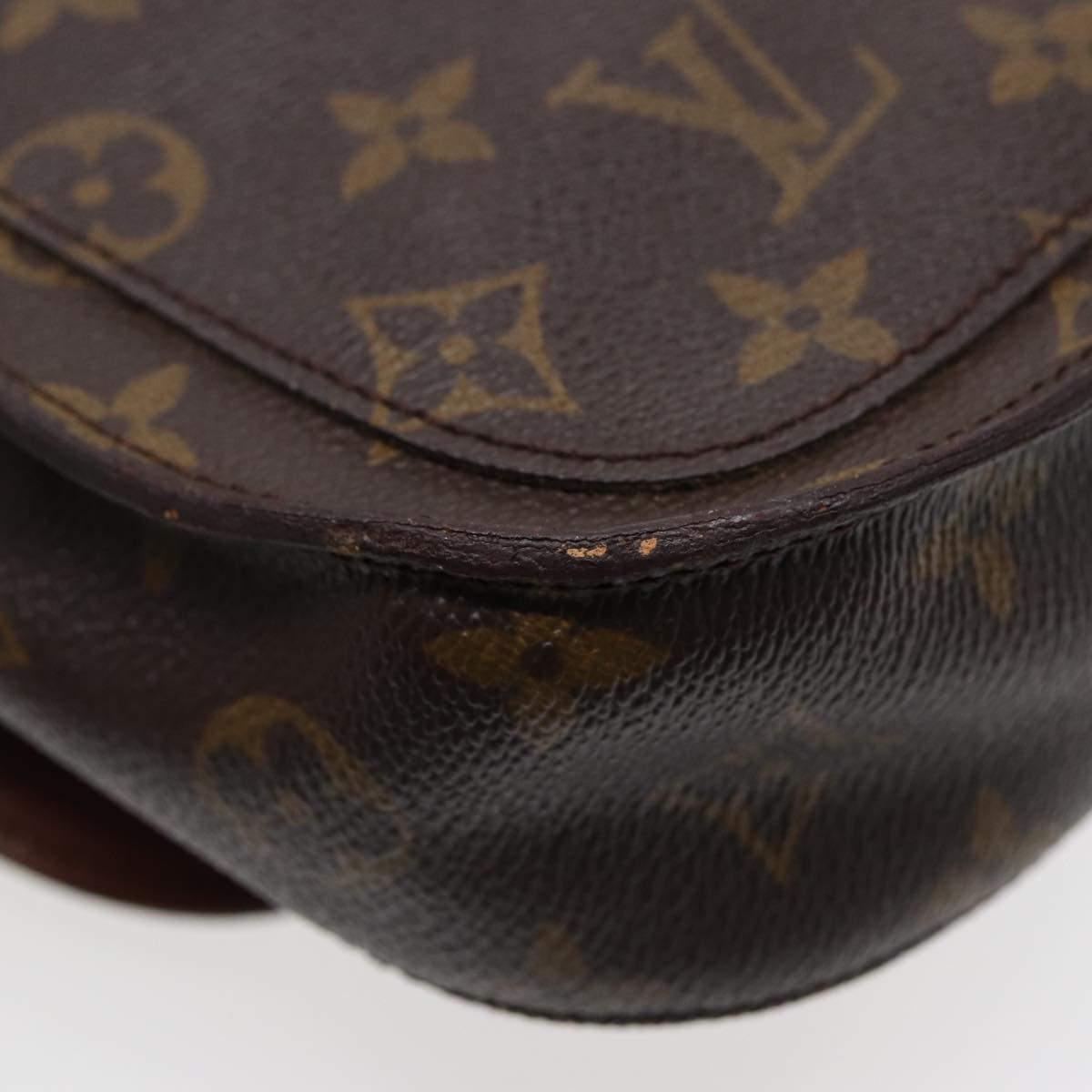 LOUIS VUITTON Monogram Saint Cloud MM Shoulder Bag M51243 LV 88025