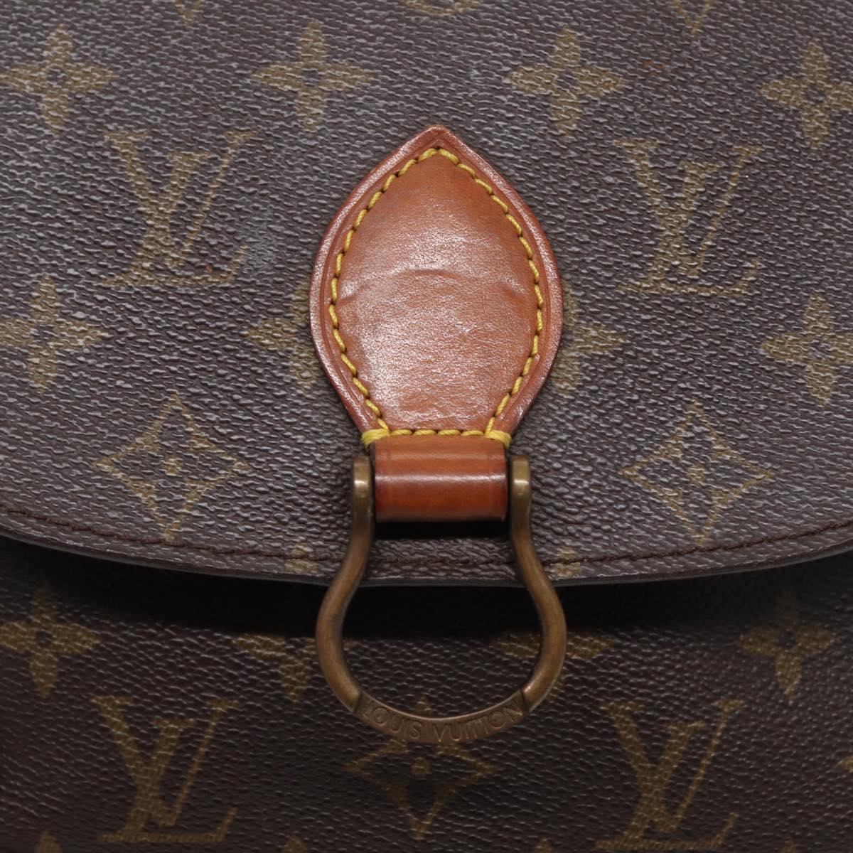 LOUIS VUITTON Monogram Saint Cloud MM Shoulder Bag M51243 LV 88025