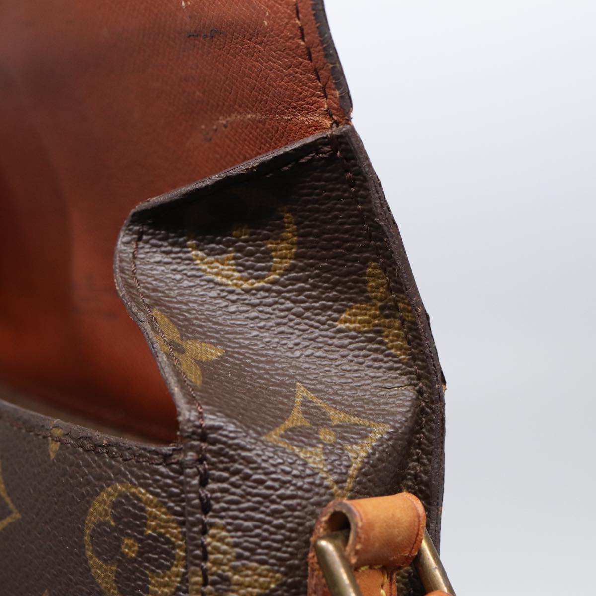 LOUIS VUITTON Monogram Saint Cloud MM Shoulder Bag M51243 LV 88025