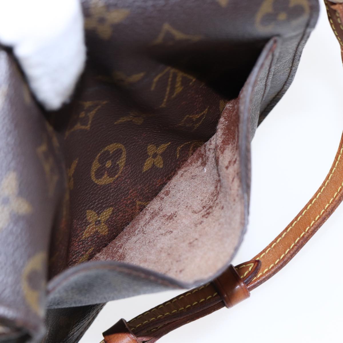 LOUIS VUITTON Monogram Saint Cloud MM Shoulder Bag M51243 LV 88025