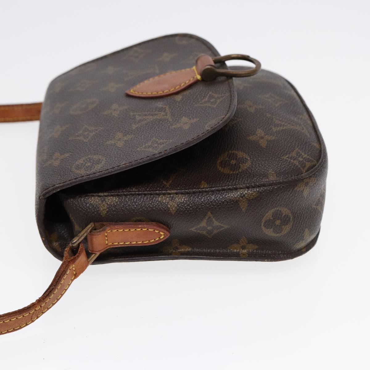 LOUIS VUITTON Monogram Saint Cloud MM Shoulder Bag M51243 LV 88025