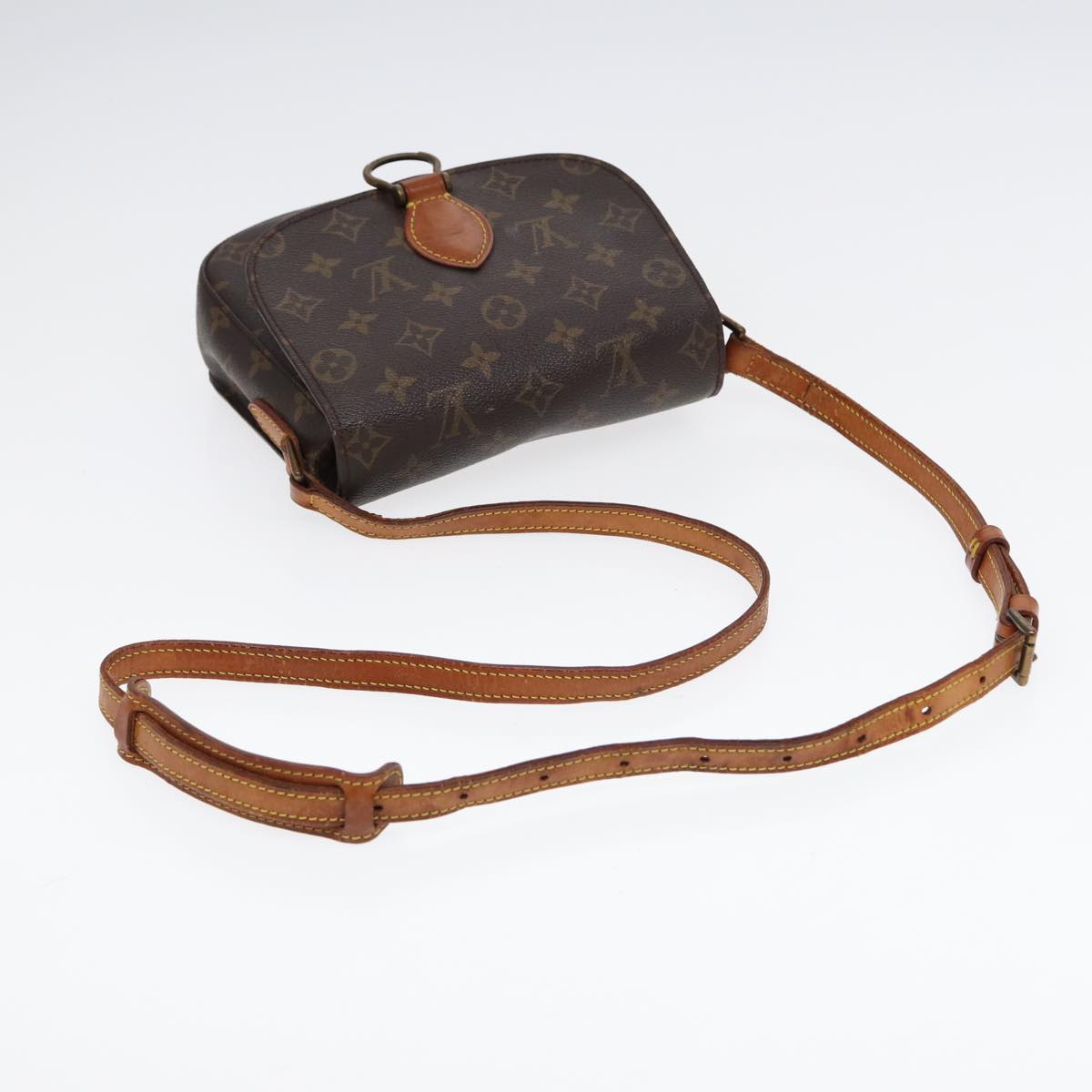 LOUIS VUITTON Monogram Saint Cloud MM Shoulder Bag M51243 LV 88025