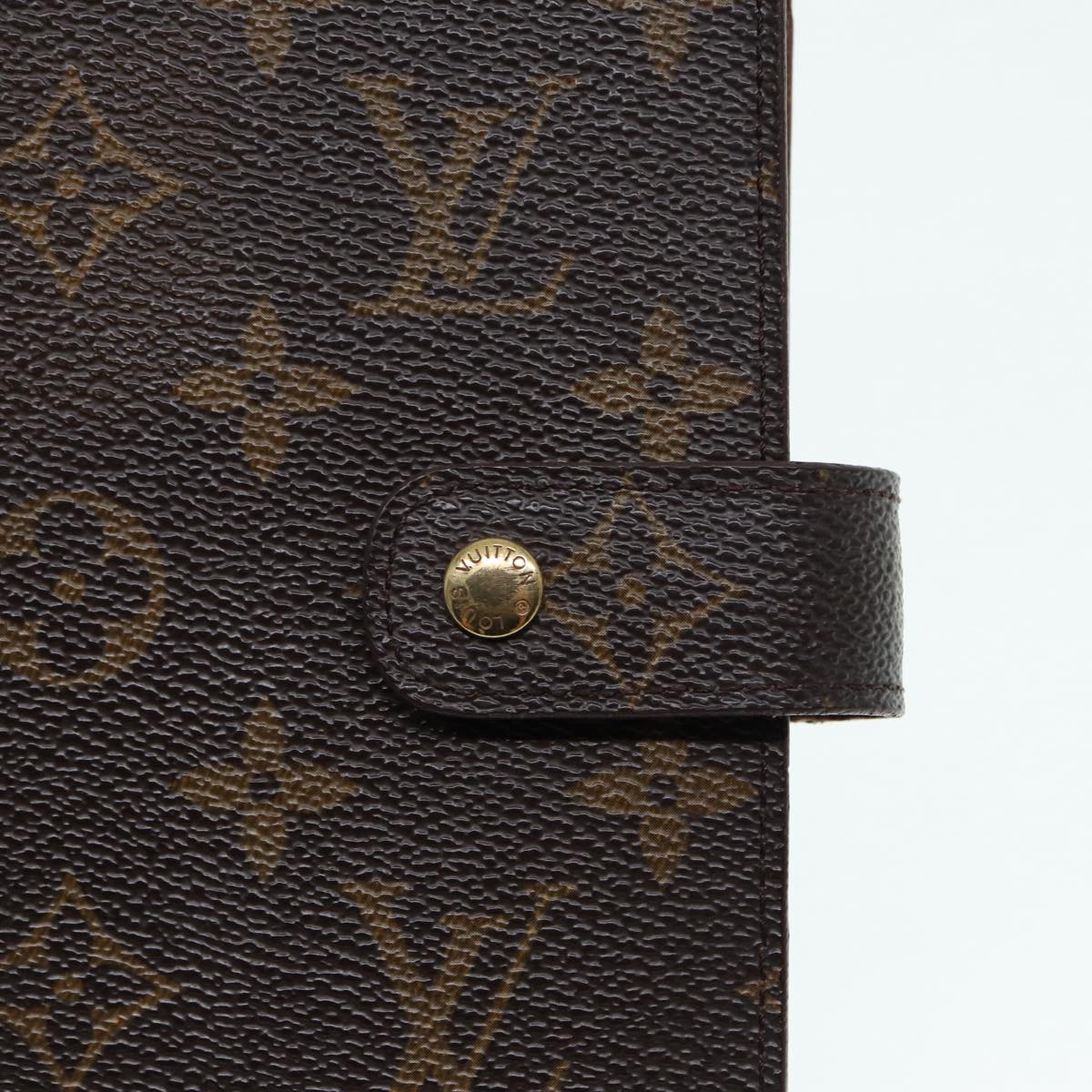 LOUIS VUITTON Monogram Agenda MM Day Planner Cover R20105 LV 88034