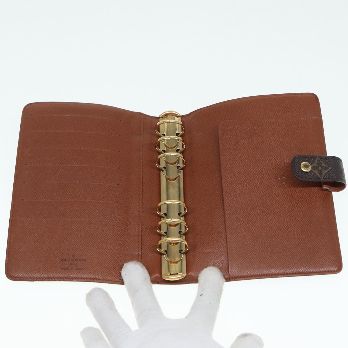 LOUIS VUITTON Monogram Agenda MM Day Planner Cover R20105 LV 88034