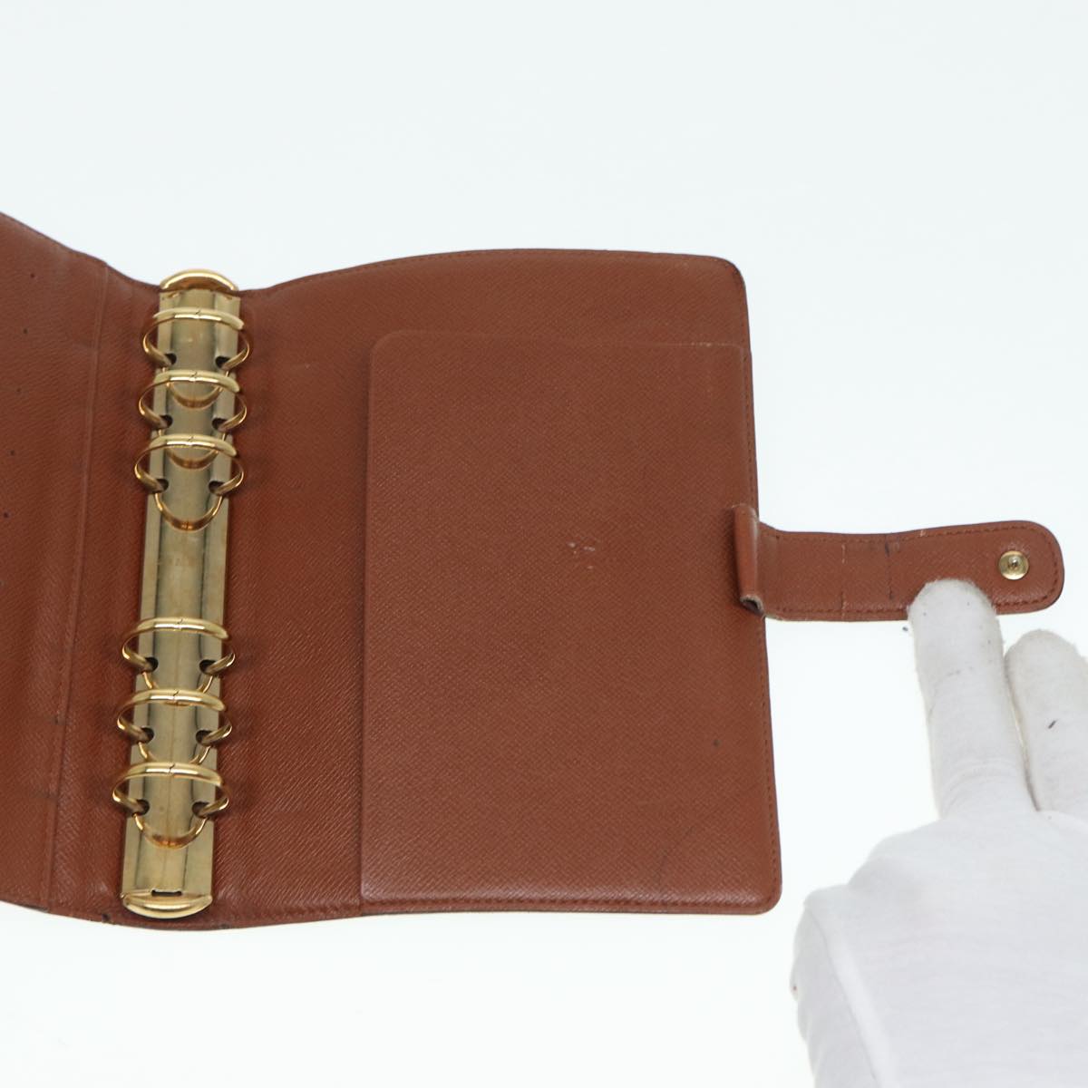 LOUIS VUITTON Monogram Agenda MM Day Planner Cover R20105 LV 88034