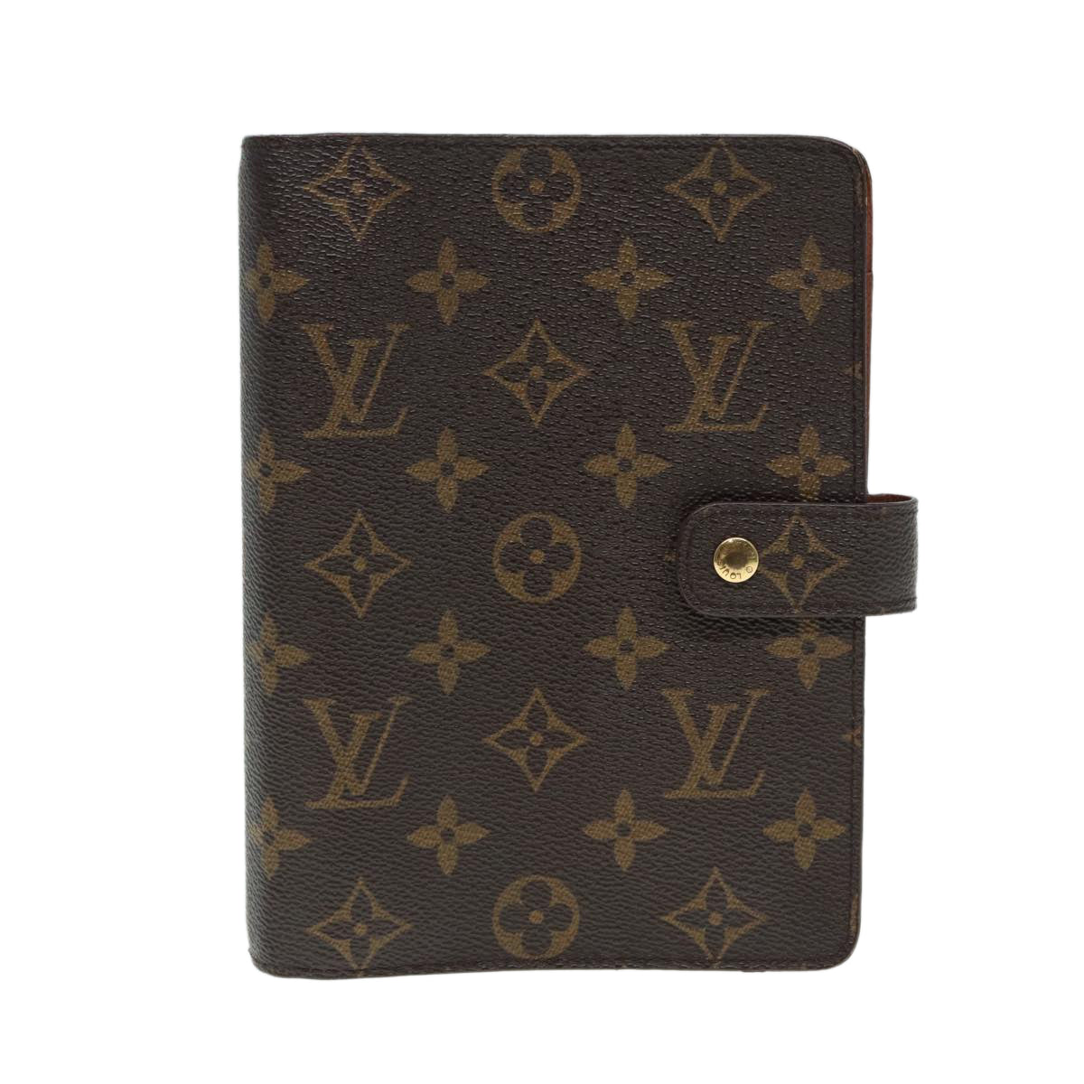 LOUIS VUITTON Monogram Agenda MM Day Planner Cover R20105 LV 88034
