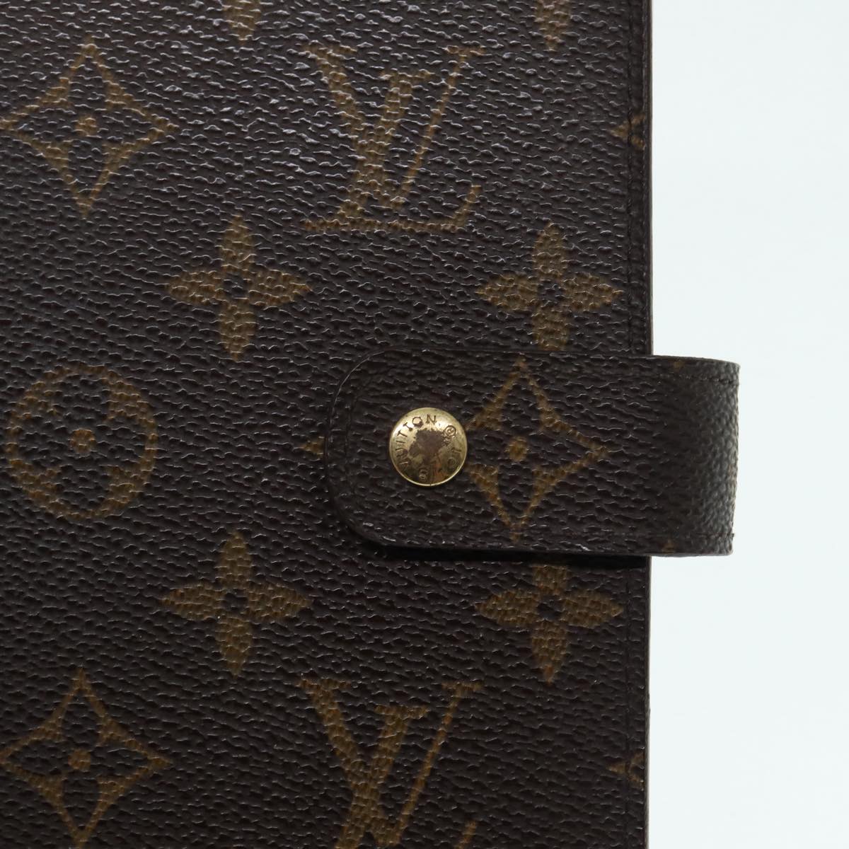 LOUIS VUITTON Monogram Agenda MM Day Planner Cover R20105 LV 88035