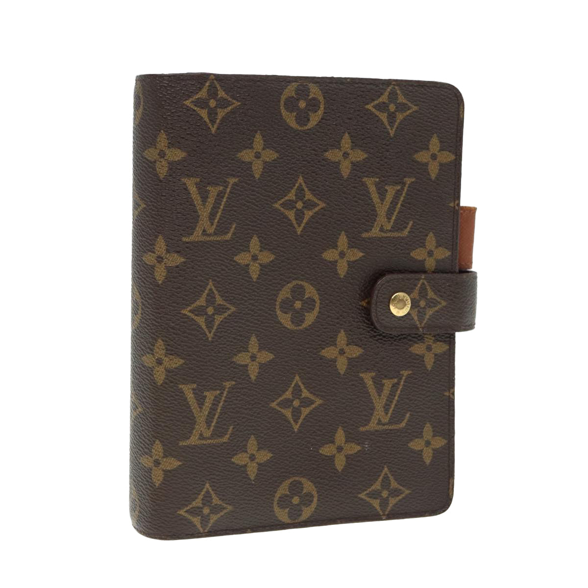 LOUIS VUITTON Monogram Agenda MM Day Planner Cover R20105 LV 88036