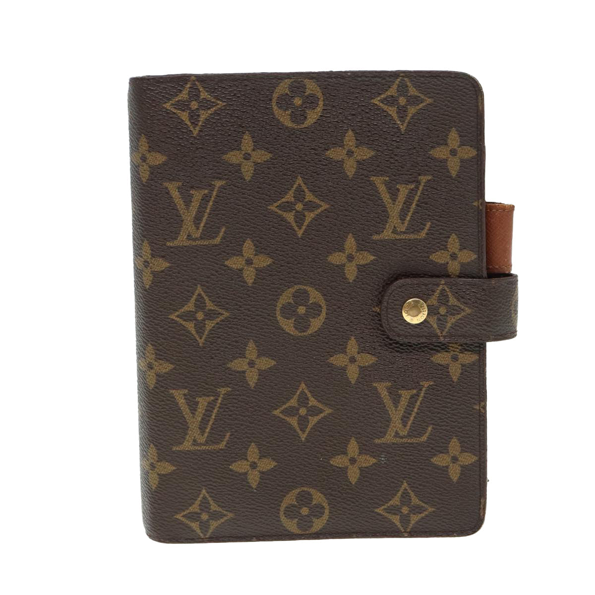 LOUIS VUITTON Monogram Agenda MM Day Planner Cover R20105 LV 88036