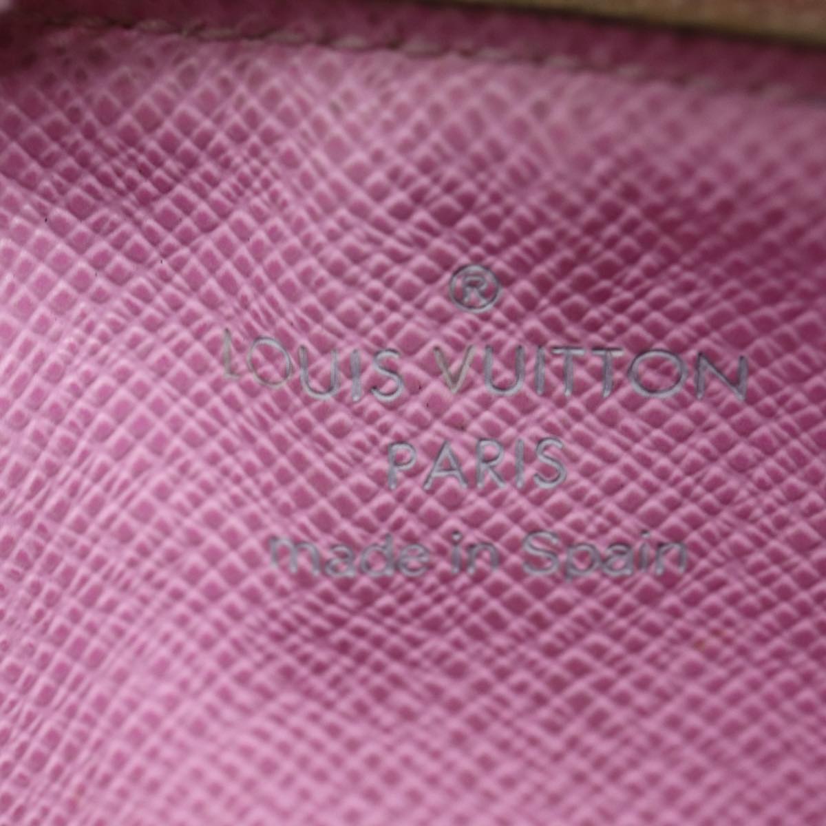 LOUIS VUITTON Multicolor Pochette Cles NM Coin Purse White M93734 LV 88038