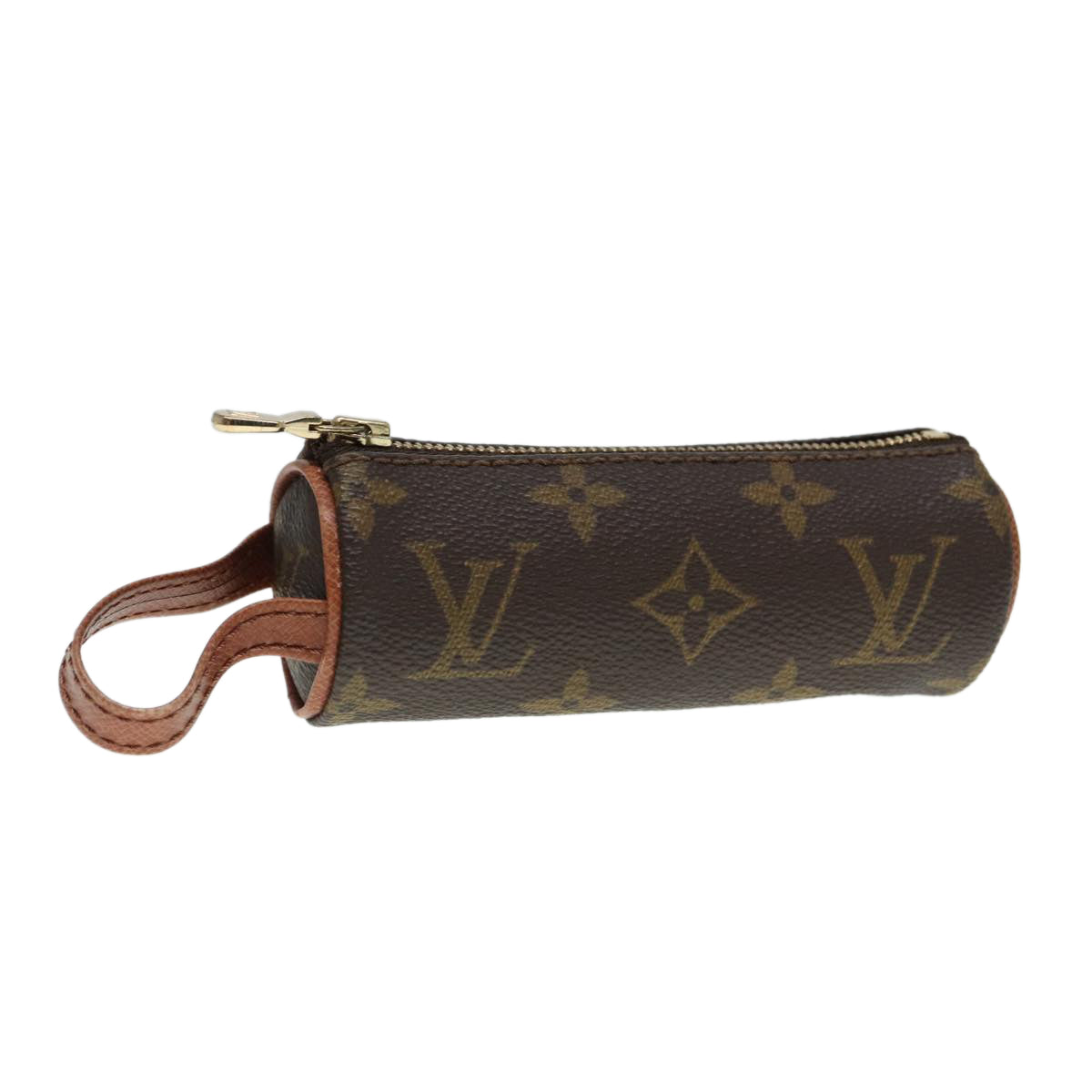 LOUIS VUITTON Monogram Etui 3 Ball de Golf Pouch M58249 LV 88053
