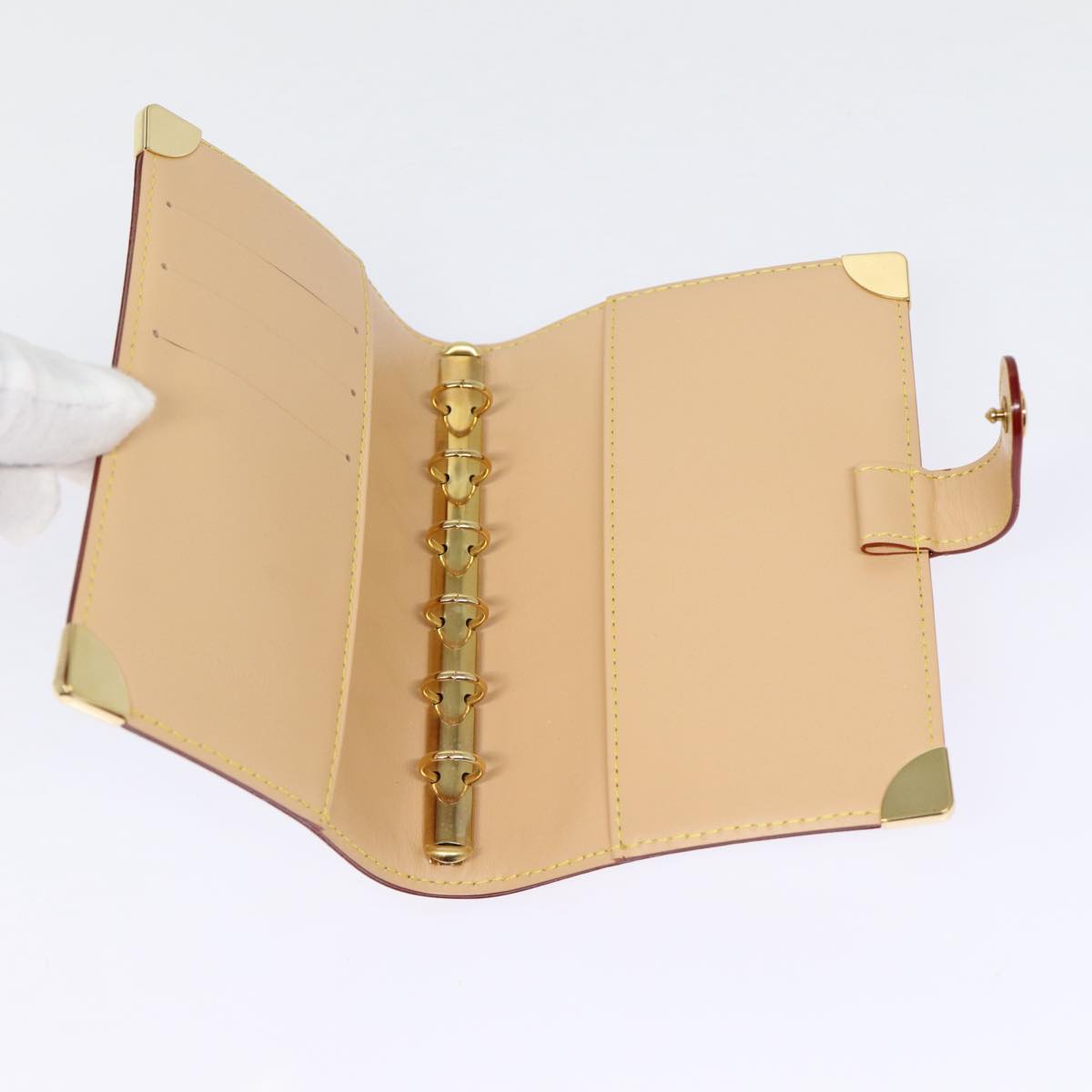 LOUIS VUITTON Multicolor Agenda PM Day Planner Cover White R21074 LV 88064