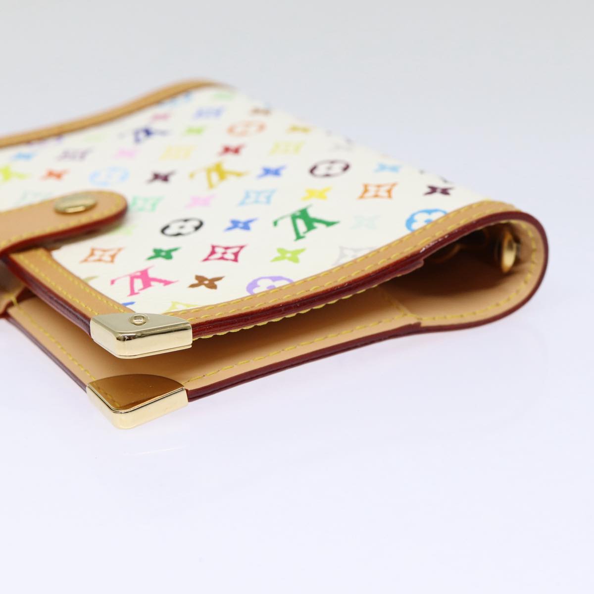 LOUIS VUITTON Multicolor Agenda PM Day Planner Cover White R21074 LV 88064