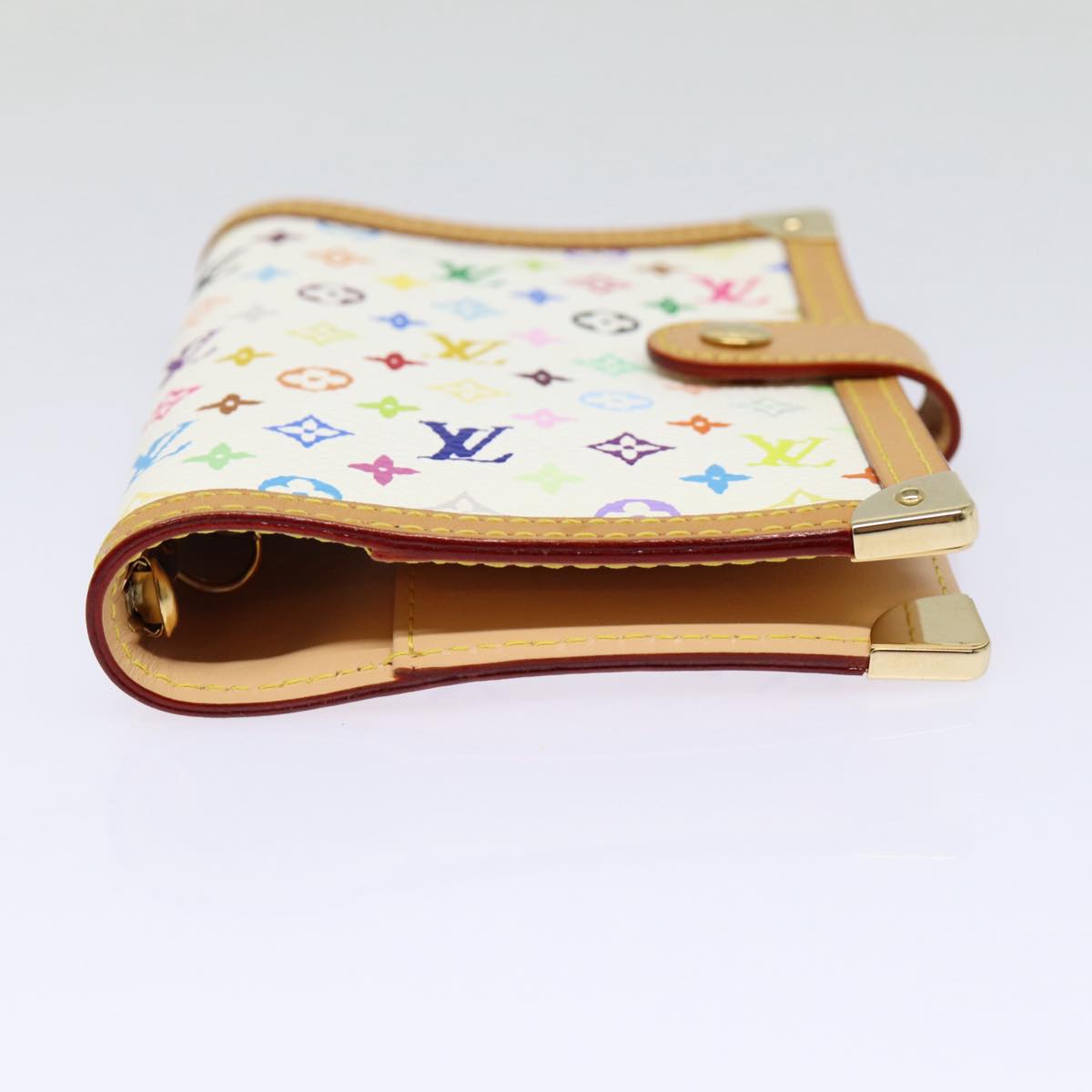 LOUIS VUITTON Multicolor Agenda PM Day Planner Cover White R21074 LV 88064