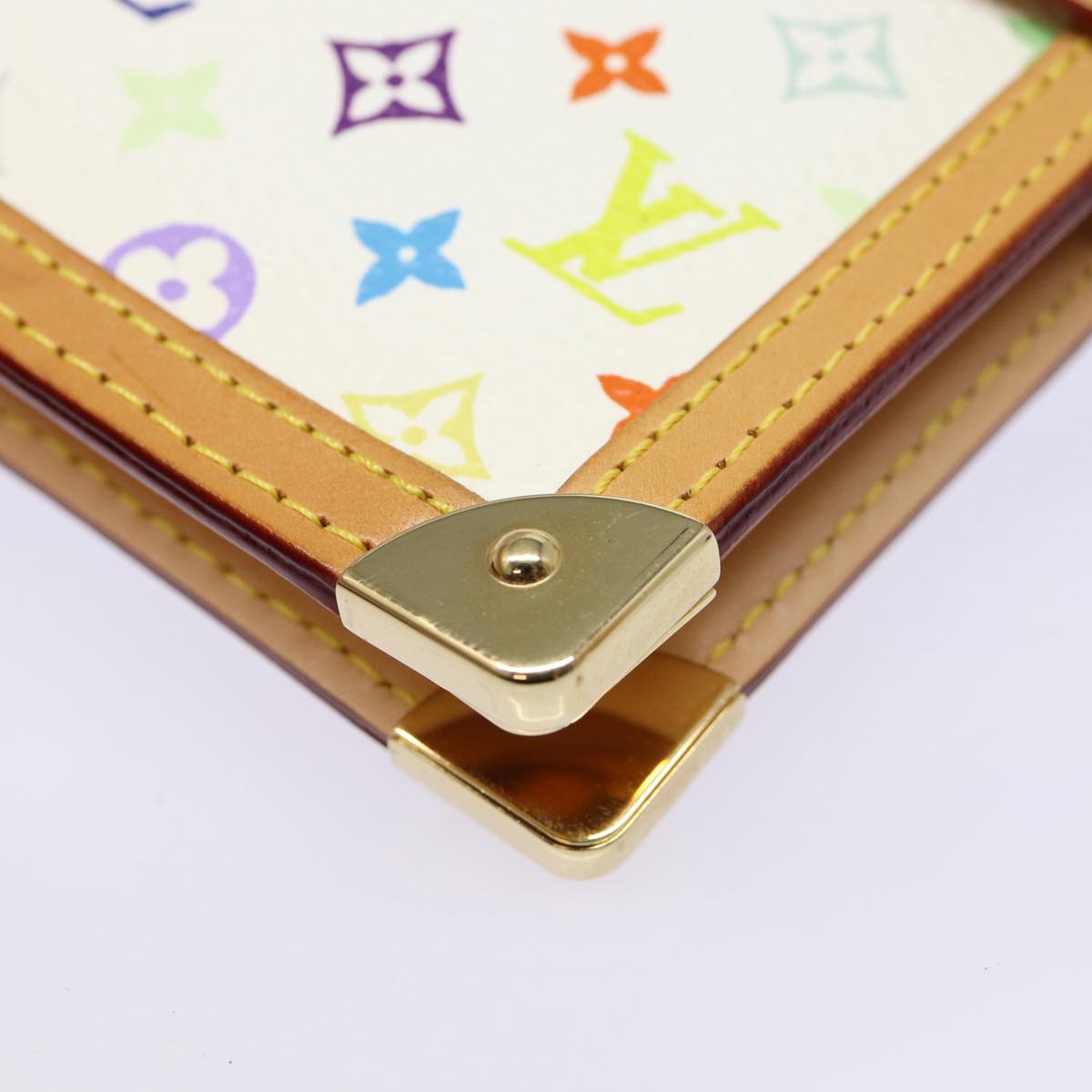 LOUIS VUITTON Multicolor Agenda PM Day Planner Cover White R21074 LV 88064