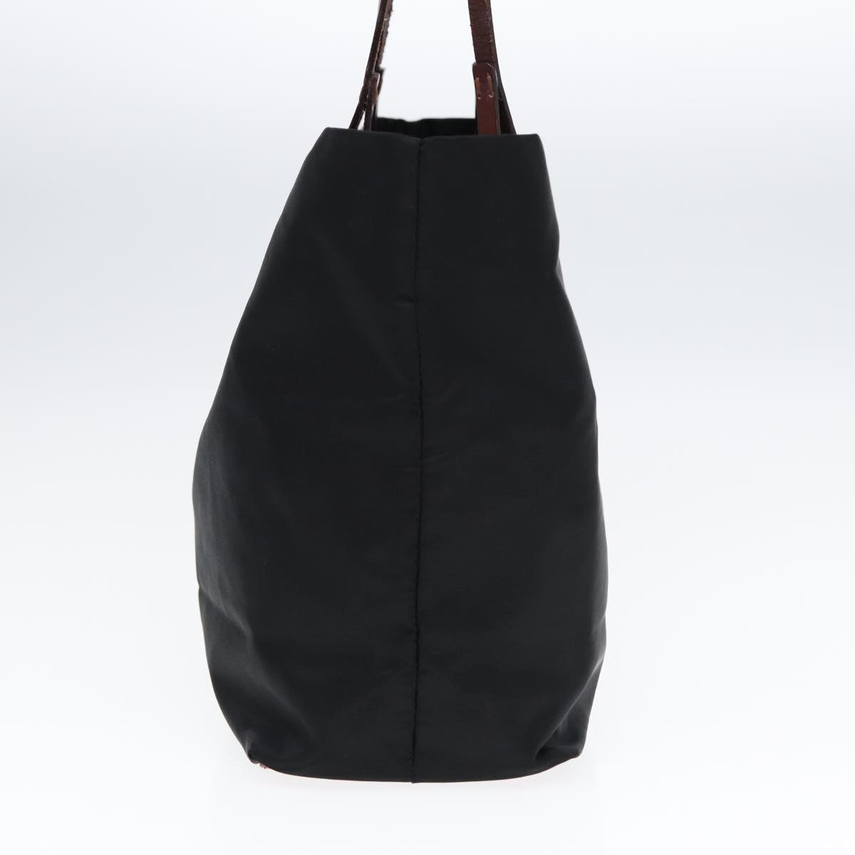 Luxury Fendi Tote Bag Nylon Black Silver88083