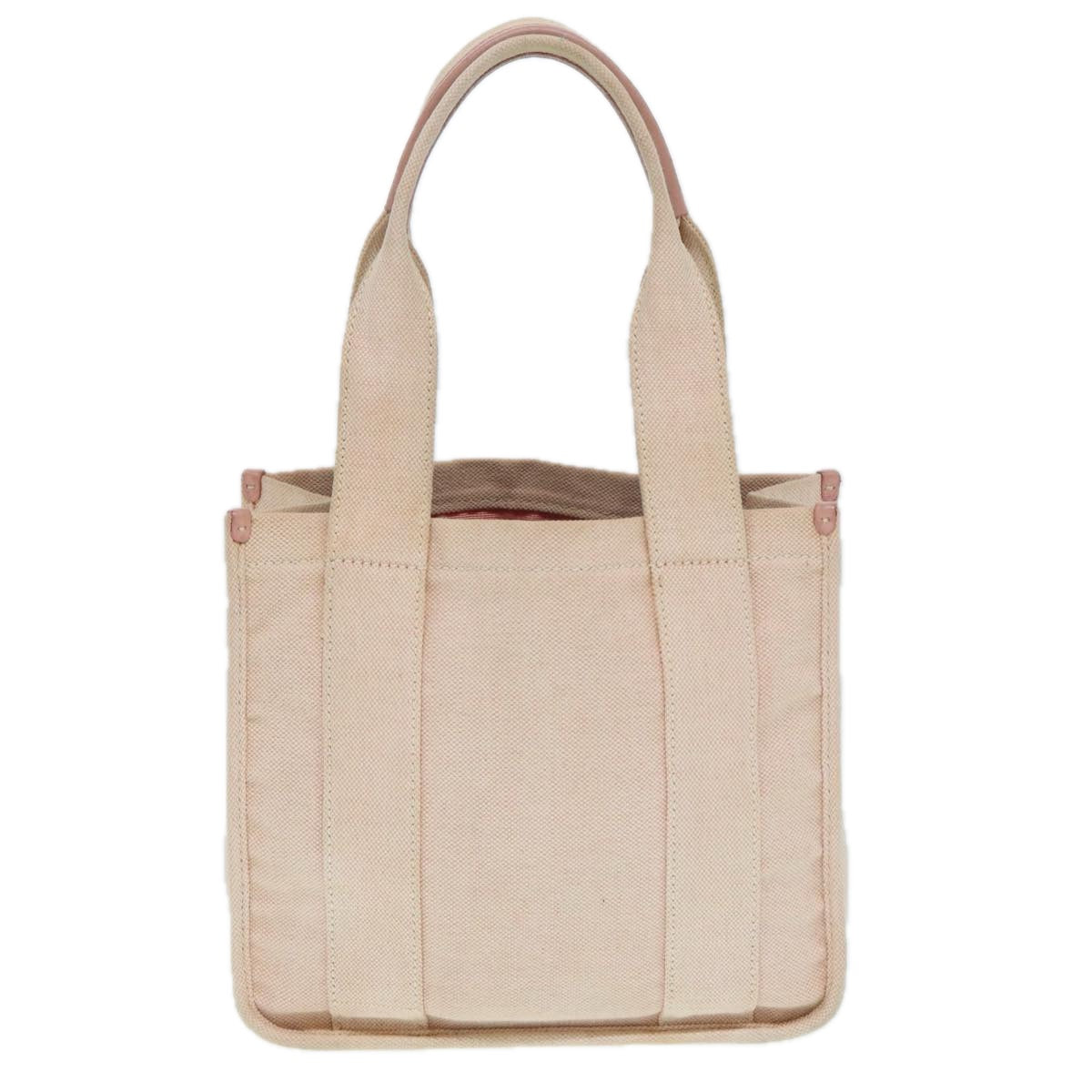Luxury Prada Hand Bag Canvas Pink Silver  88090