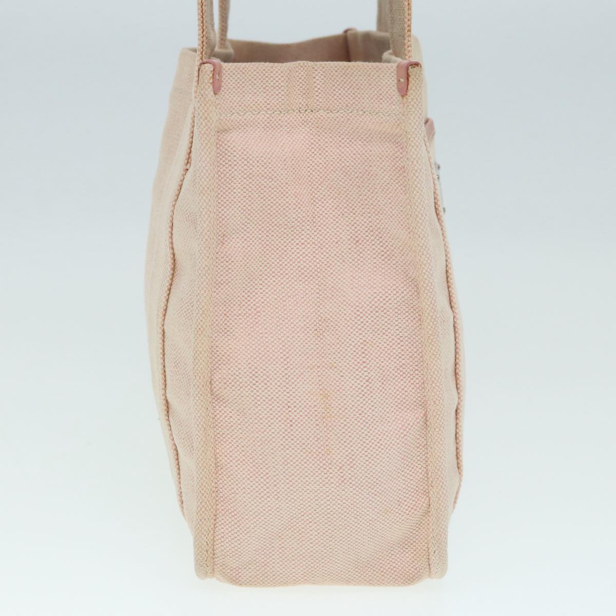 Luxury Prada Hand Bag Canvas Pink Silver  88090