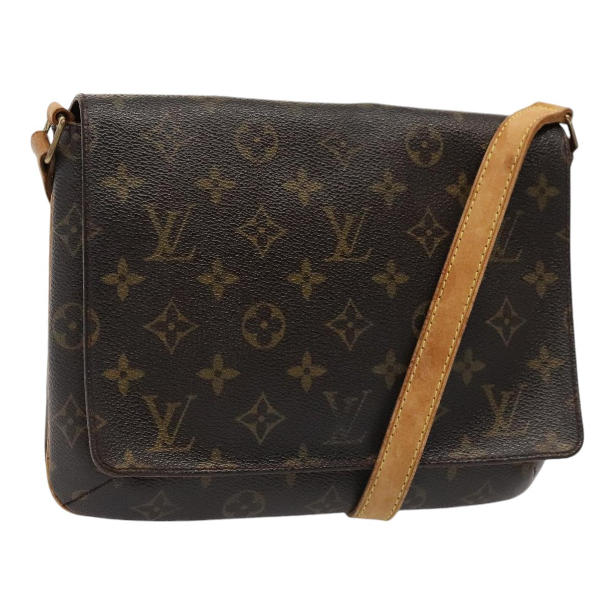 LOUIS VUITTON Monogram Musette Tango Long Shoulder Bag M51388 LV 88156