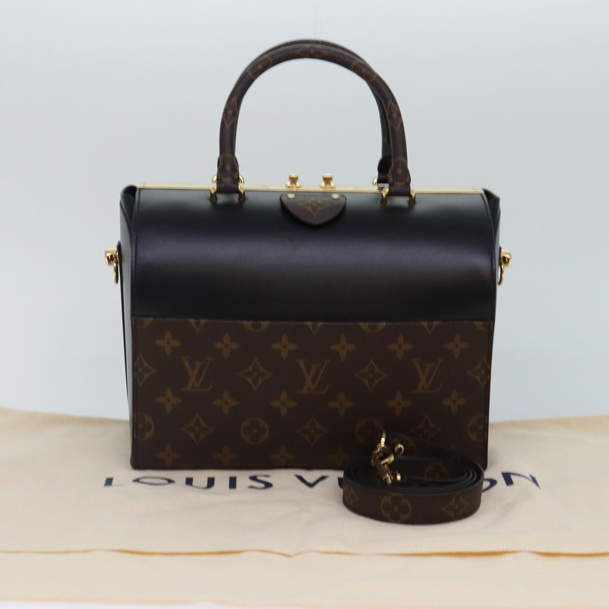 LOUIS VUITTON Monogram Speedy Doctor 25 Hand Bag M51468 LV 88186S