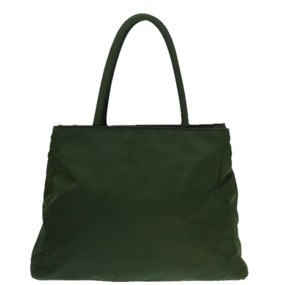 Luxury Prada Hand Bag Nylon Green Silver  88238