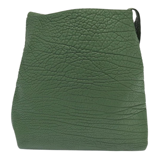 Luxury Prada Shoulder Bag Leather Green  88242S