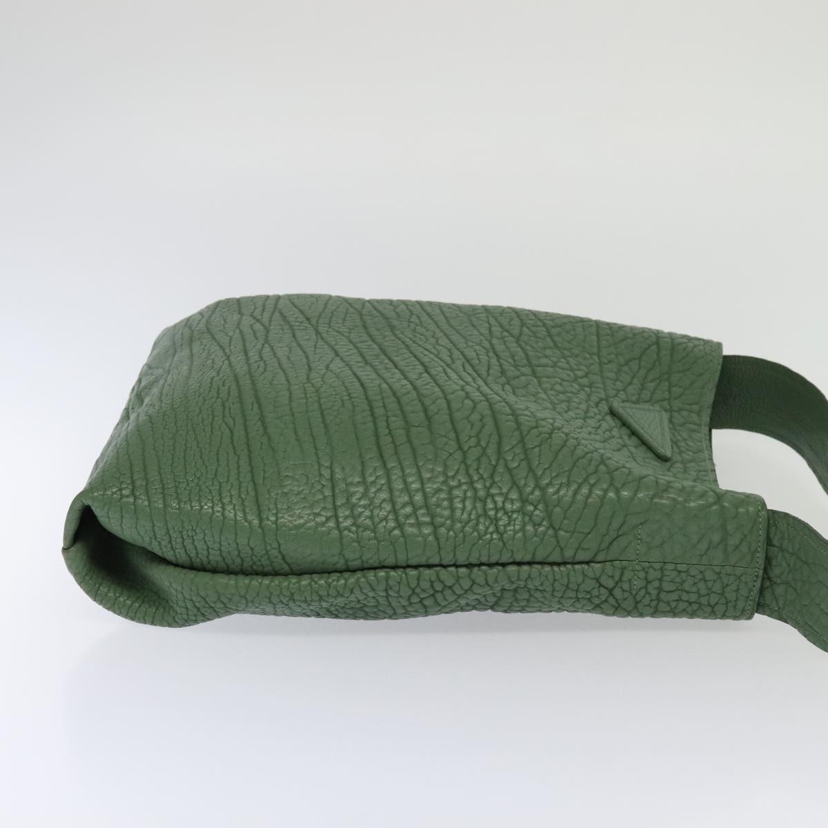Luxury Prada Shoulder Bag Leather Green  88242S