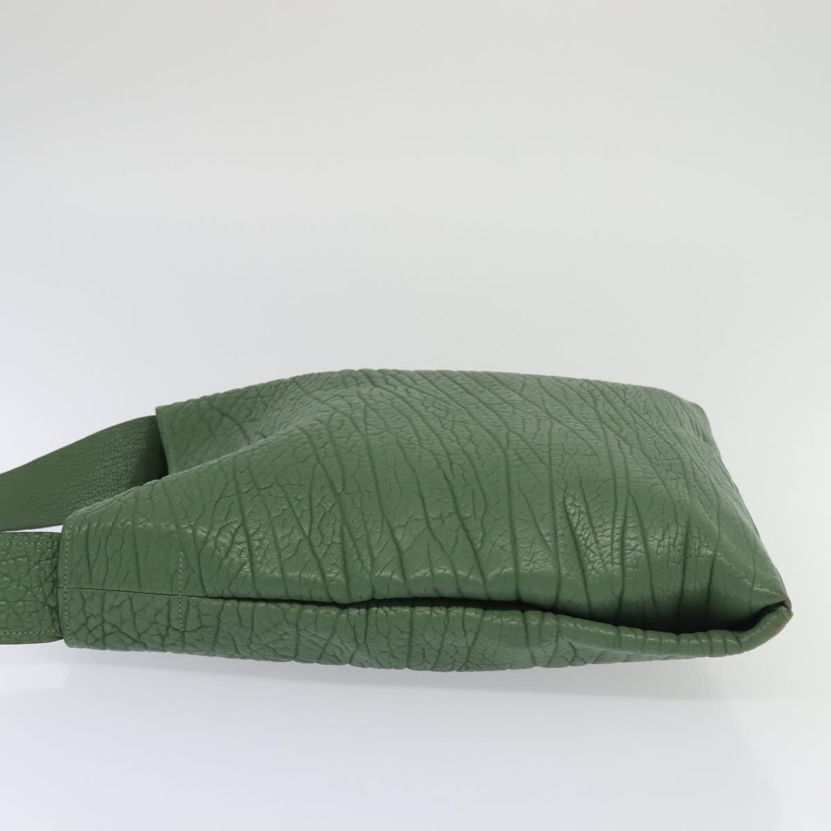 Luxury Prada Shoulder Bag Leather Green  88242S