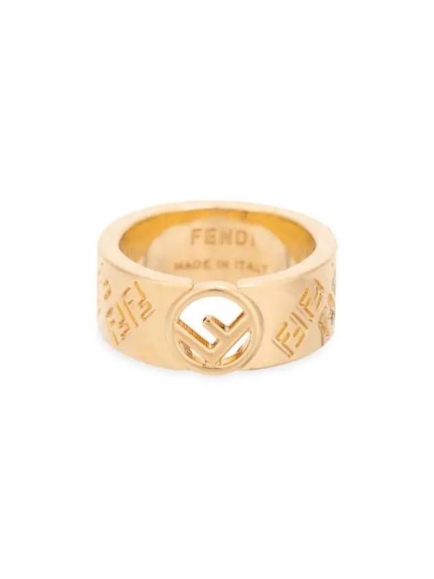 Luxury Fendi FF Ring Gold