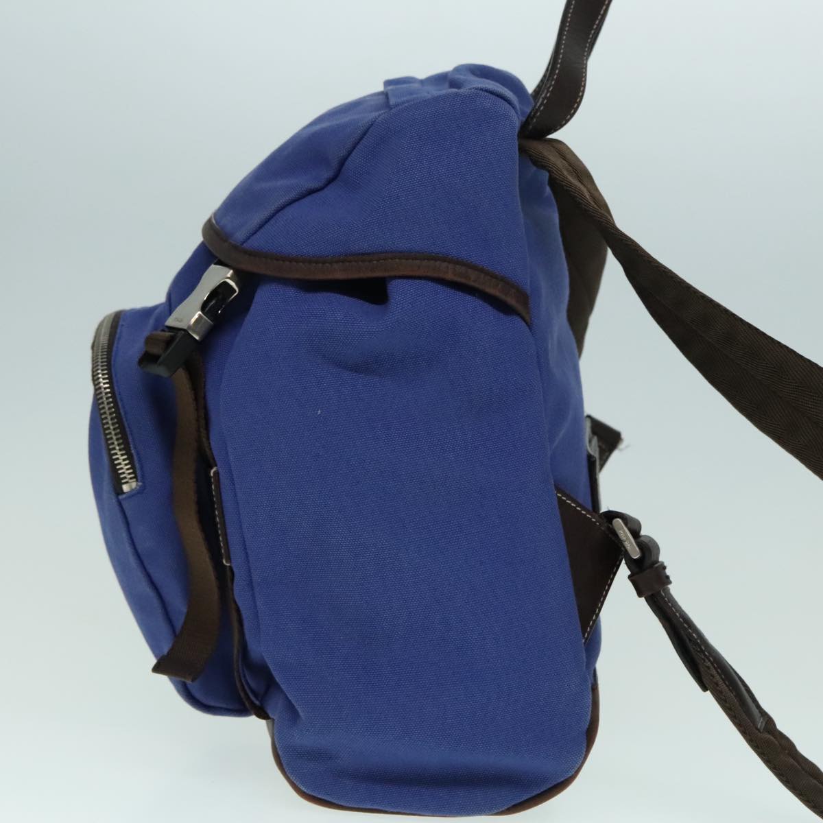 Luxury Prada Backpack Canvas Blue  88293