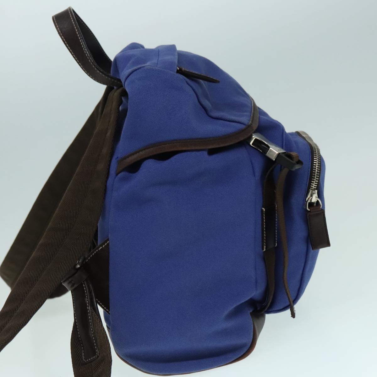 Luxury Prada Backpack Canvas Blue  88293