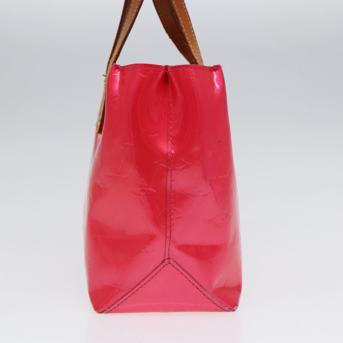 LOUIS VUITTON Monogram Vernis Reade PM Hand Bag Pink Fuchsia M91221 88300