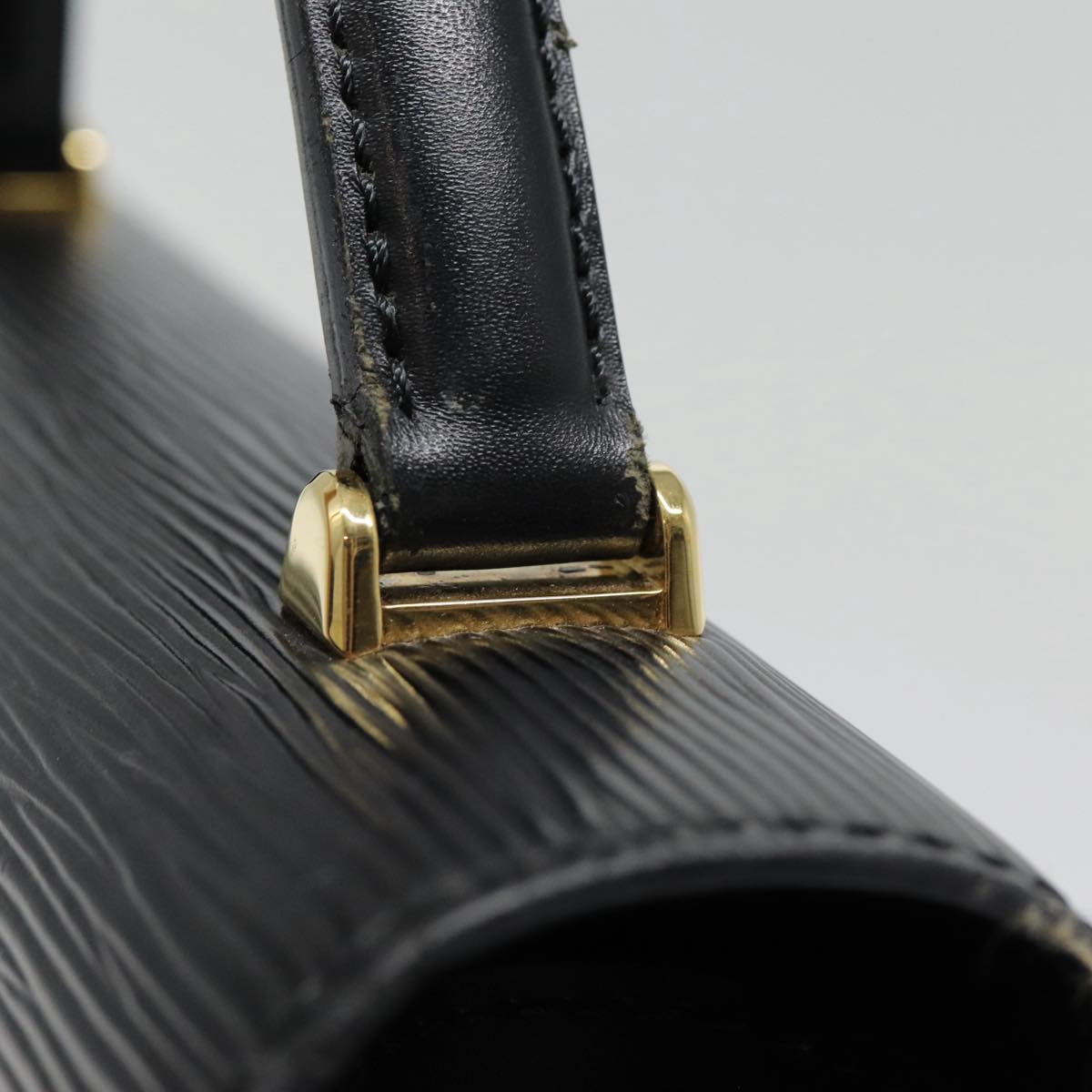 LOUIS VUITTON Epi Malesherbes Hand Bag Black M52372 LV 88304