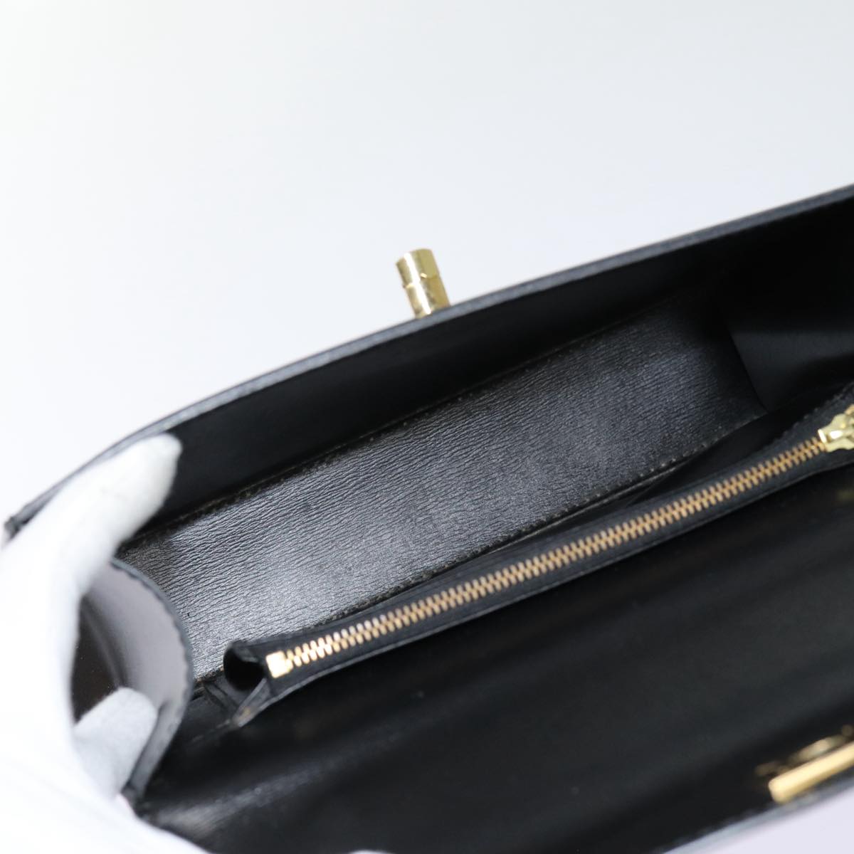 LOUIS VUITTON Epi Malesherbes Hand Bag Black M52372 LV 88304