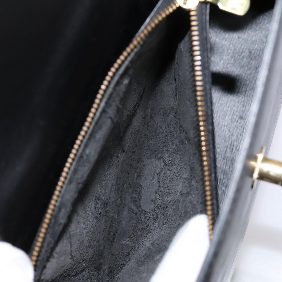 LOUIS VUITTON Epi Malesherbes Hand Bag Black M52372 LV 88304
