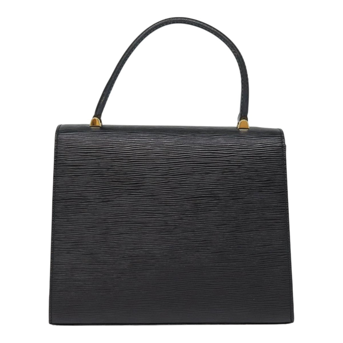 LOUIS VUITTON Epi Malesherbes Hand Bag Black M52372 LV 88304