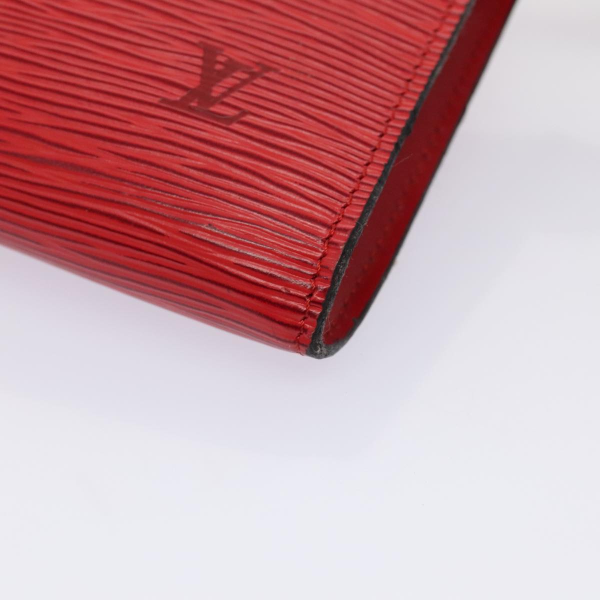 LOUIS VUITTON Epi Pochette Accessoires Accessory Pouch Red M52987 LV 88309