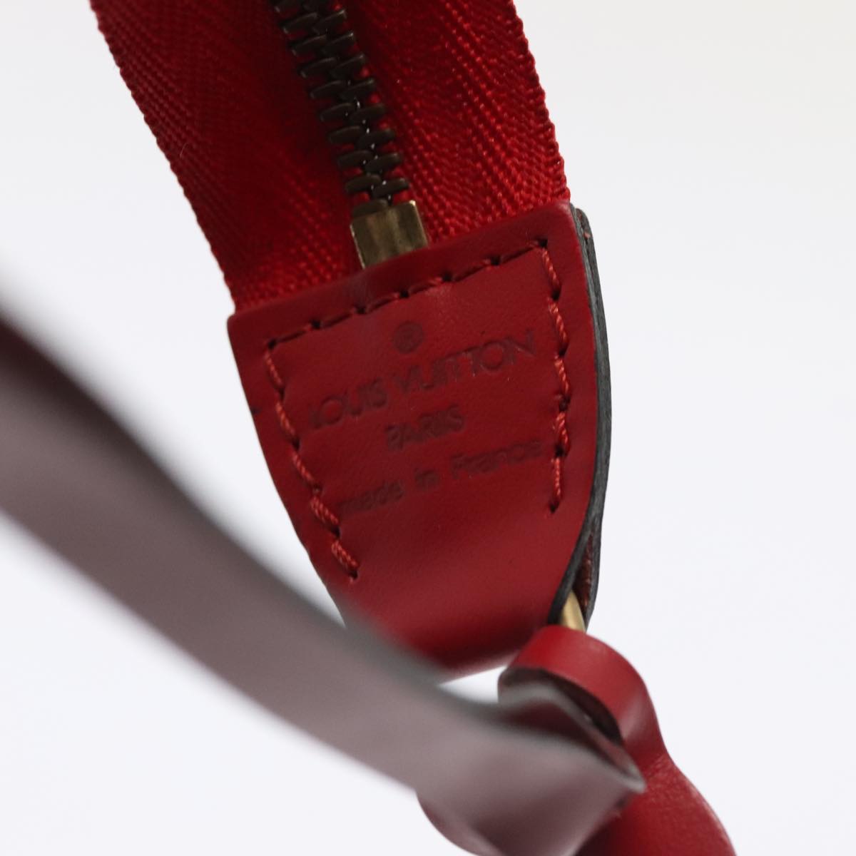 LOUIS VUITTON Epi Pochette Accessoires Accessory Pouch Red M52987 LV 88309
