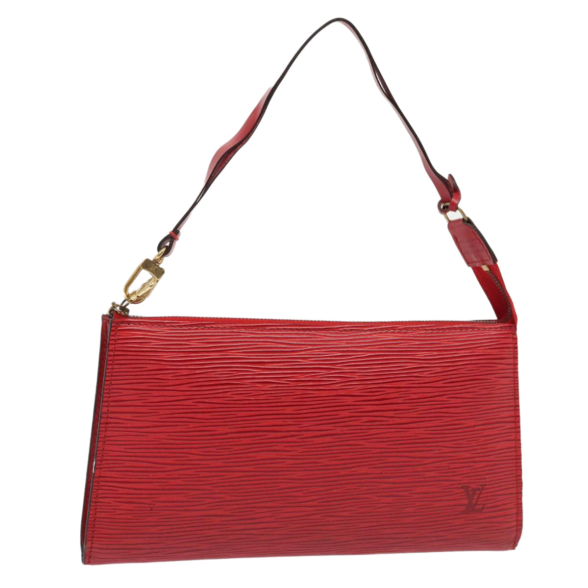 LOUIS VUITTON Epi Pochette Accessoires Accessory Pouch Red M52987 LV 88309