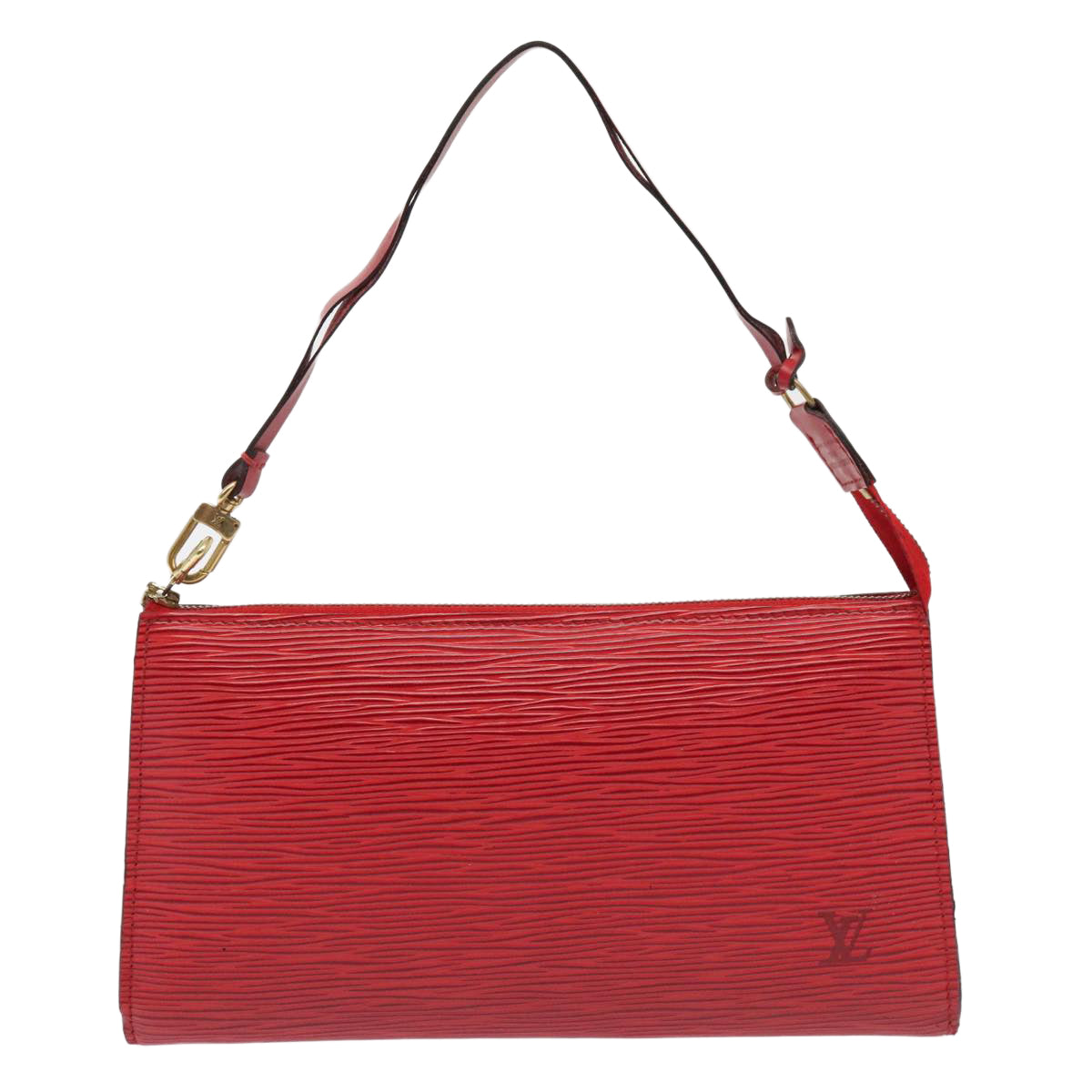 LOUIS VUITTON Epi Pochette Accessoires Accessory Pouch Red M52987 LV 88309