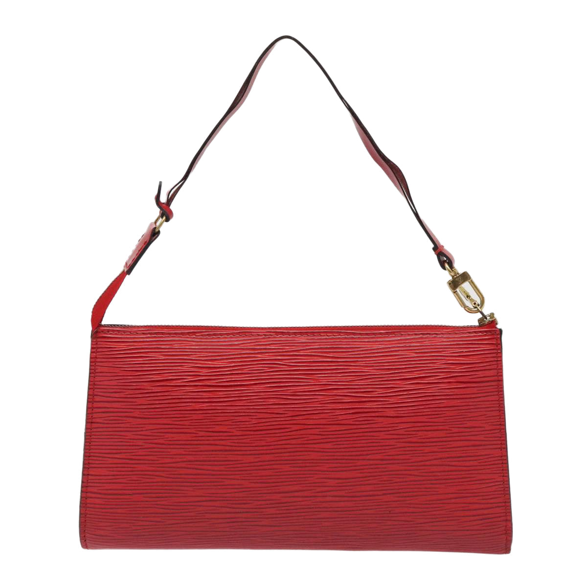 LOUIS VUITTON Epi Pochette Accessoires Accessory Pouch Red M52987 LV 88309