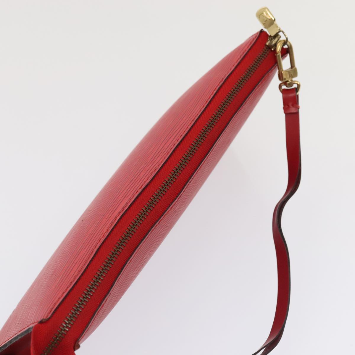 LOUIS VUITTON Epi Pochette Accessoires Accessory Pouch Red M52987 LV 88309